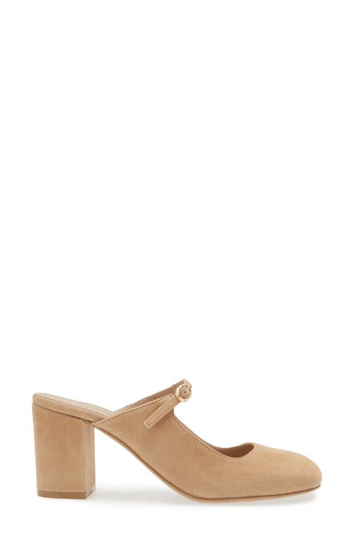 Shop Cordani Shayna Mary Jane Mule In Camel Suede