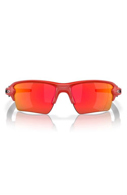 Oakley Flak 2.0 XL 59mm Prizm Rectangle Sunglasses in Red at Nordstrom
