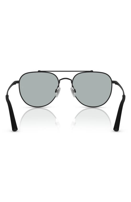 Oliver Peoples X Roger Federer 54mm Pilot Sunglasses In Matte Black