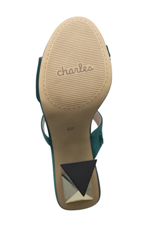 Shop Charles By Charles David Kami Slide Sandal In Hunter Green