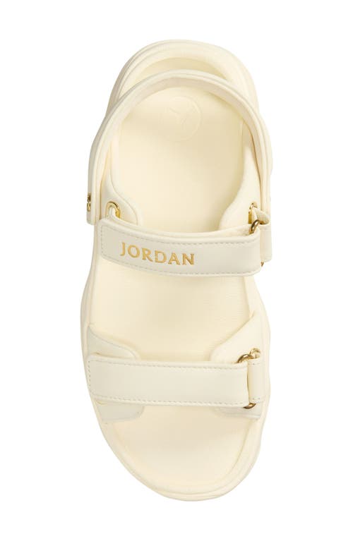 Shop Jordan Deja Sandal In Sail/metallic Gold