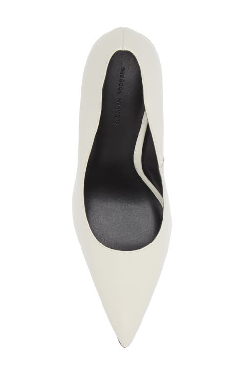 Rebecca Minkoff West Pointed Toe Pump In White