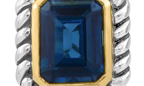 Effy Stone Stud Earrings In Blue