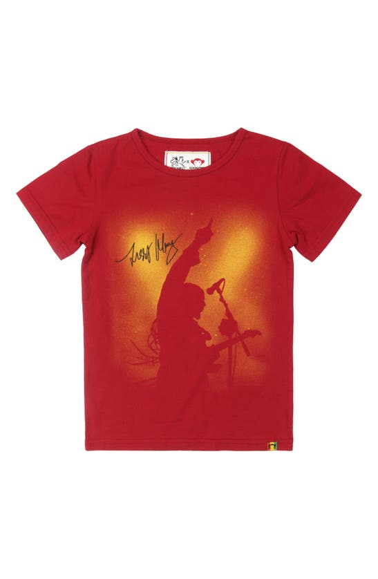 Appaman Kids' T-ziggy Live Cotton T-shirt In Chili Pepper