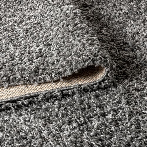 Jonathan Y Mercer Shag Plush Area Rug In Charcoal