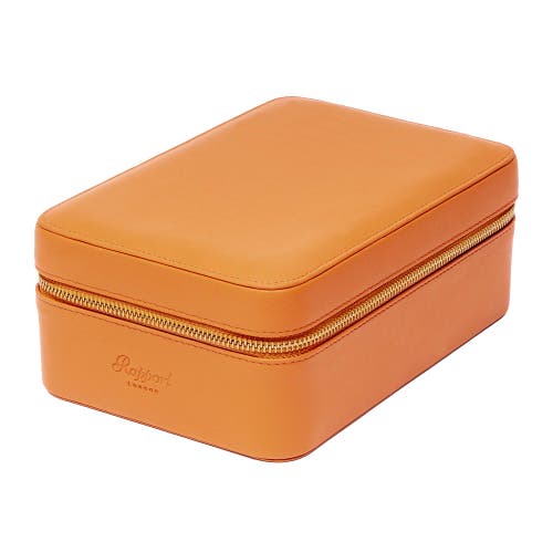 Rapport London Hyde Park Four Zip Case In Tan