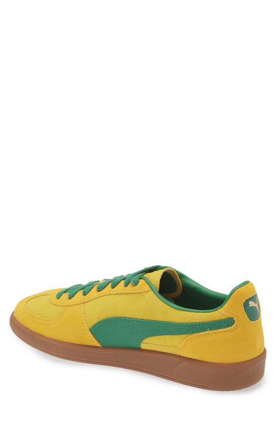 Shop Puma Palermo Sneaker In Pele Yellow-yellow-green