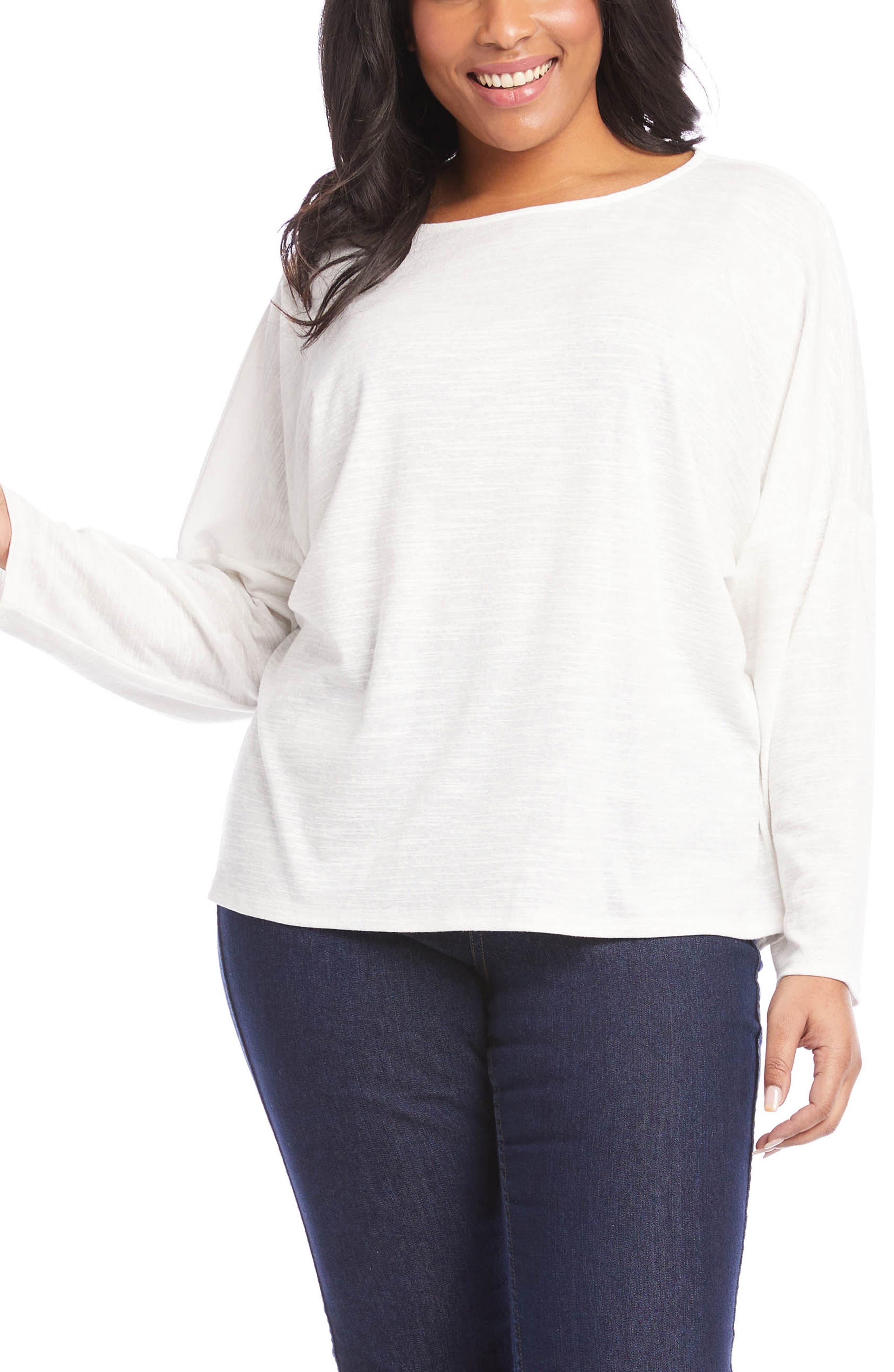 michael stars verna dolman sleeve knit top