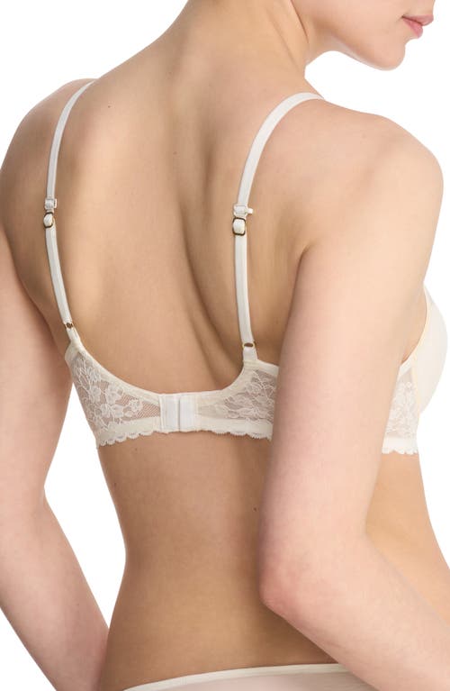 Shop Natori Cherry Blossom Convertible Underwire Bra In Ivory