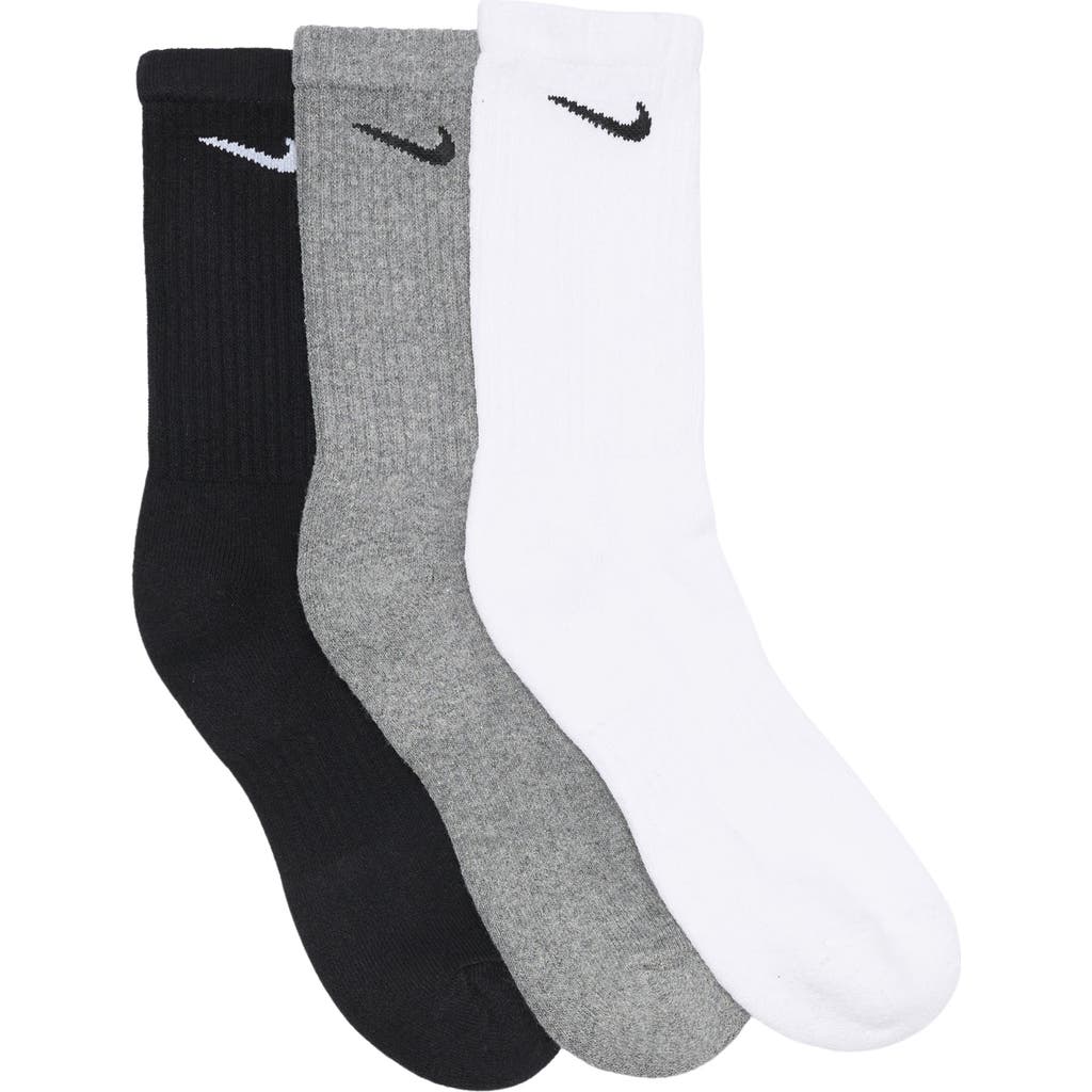Nike Everyday Cushioned Training Crew Socks In Multi-color