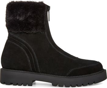 Blondo Hayven Faux Shearling Waterproof Zip Bootie Nordstromrack