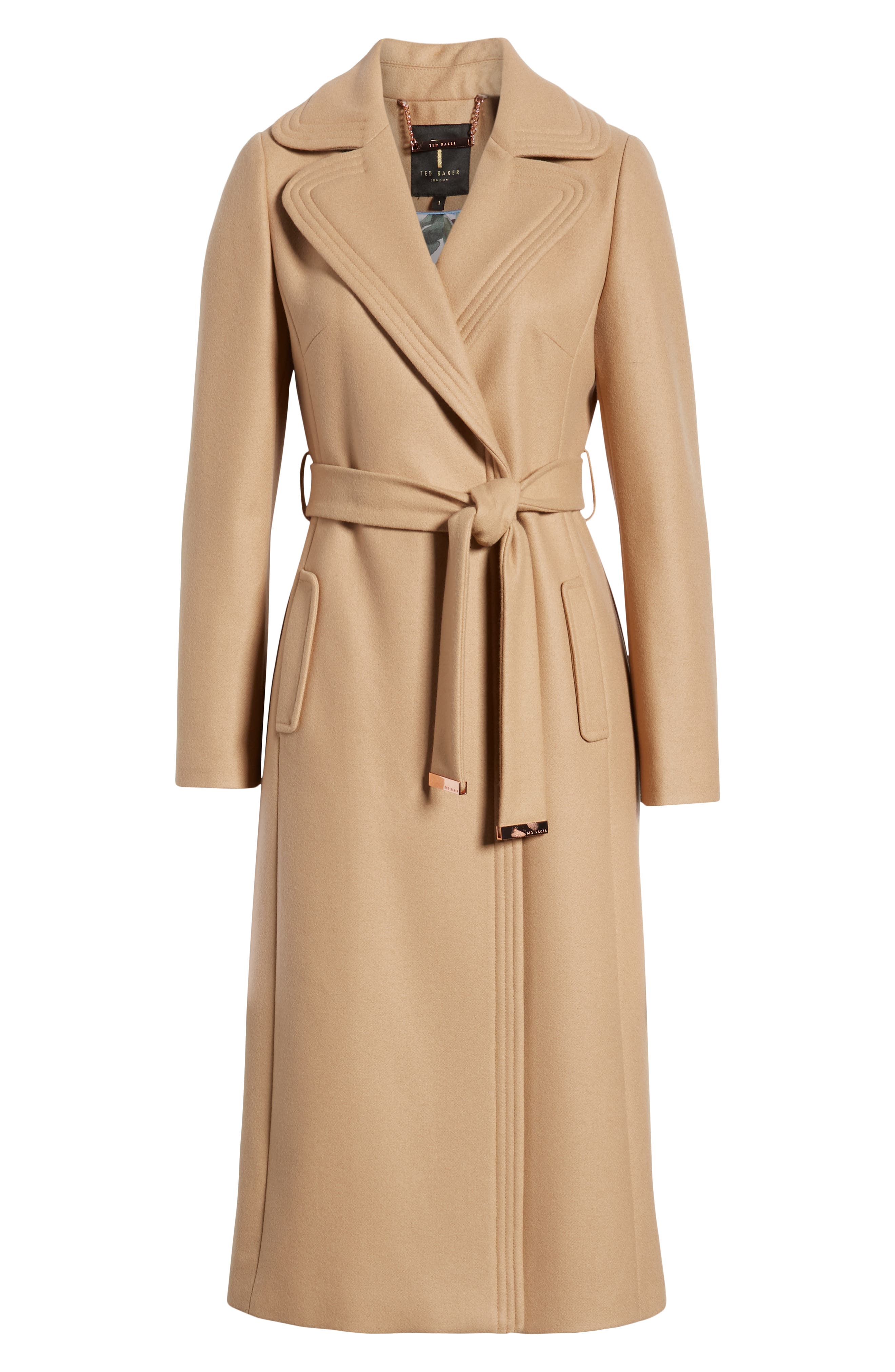 ted baker gabella coat camel