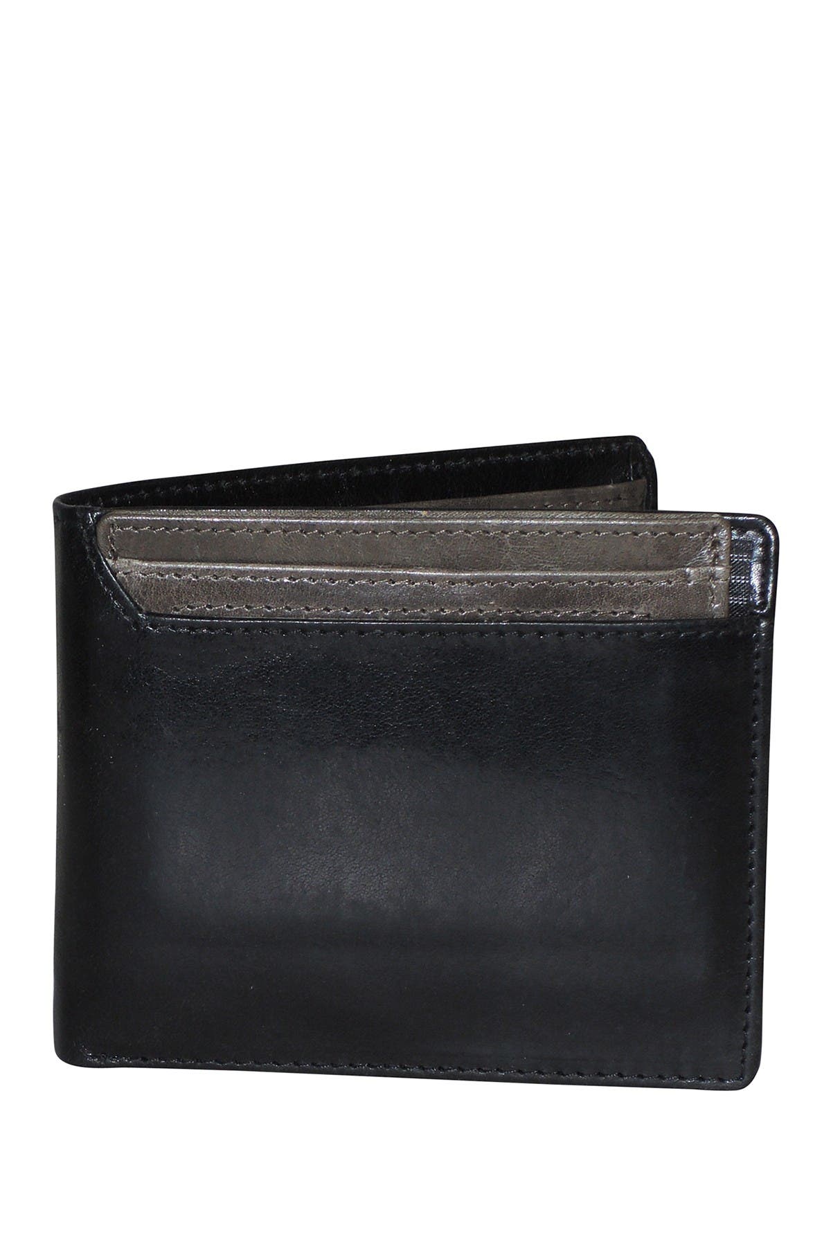 Buxton Rfid Alpha Convertible Leather Wallet In Black | ModeSens