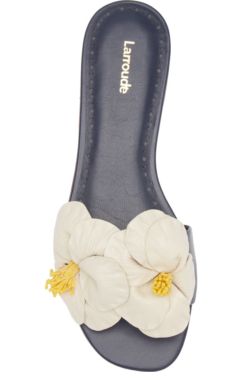 Larroudé Magnolia Slide Sandal, Alternate, color,