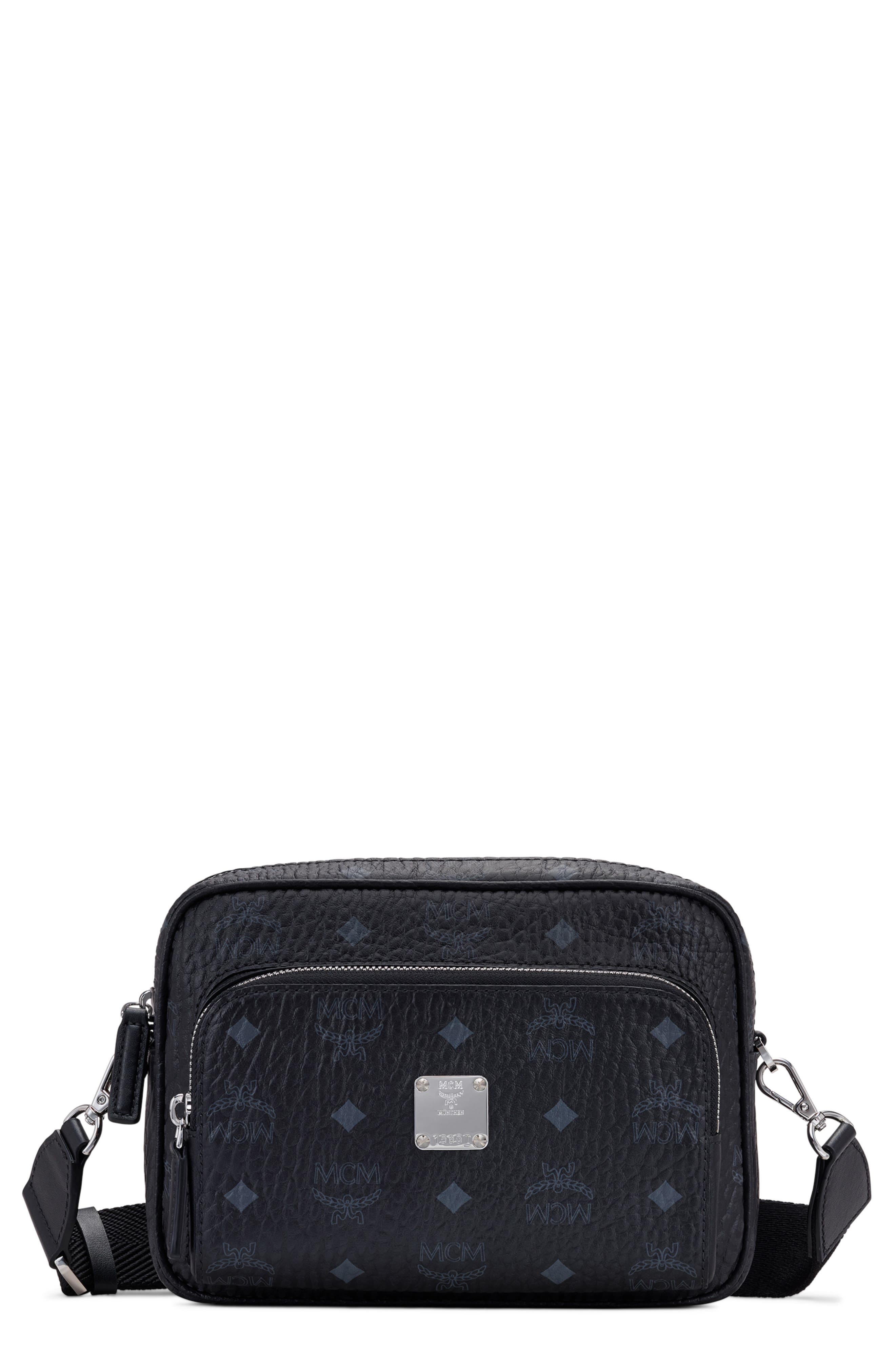 mcm black crossbody bag