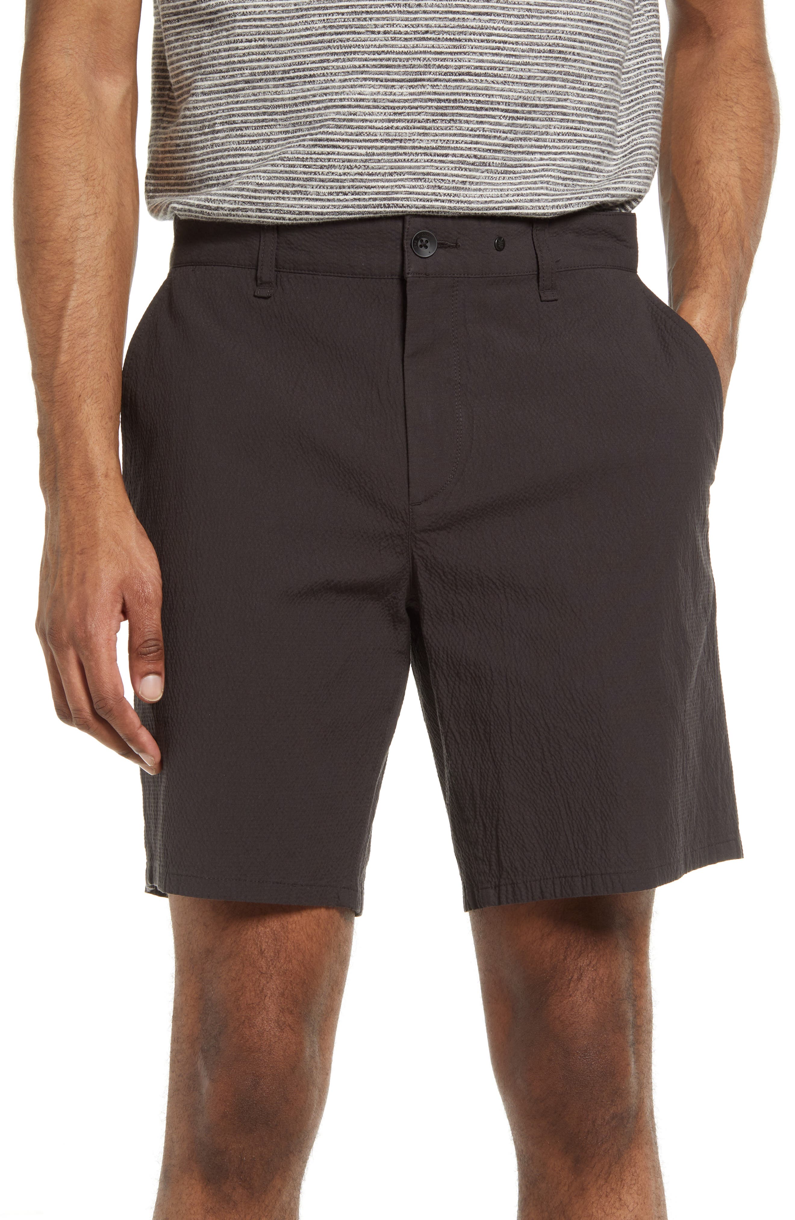 Flat Front Seersucker Shorts | Nordstrom