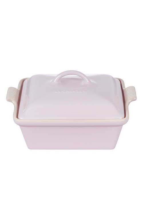Le Creuset Heritage 2 1/2 Quart Covered Square Stoneware Casserole in Shallot at Nordstrom