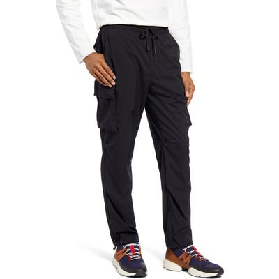 Saturdays Nyc Chad Cargo Jogger Pants, Black