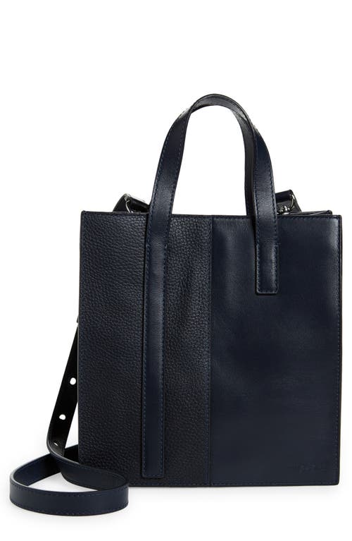 WE-AR4 The Bi Mixed Leather Tote in Admiral