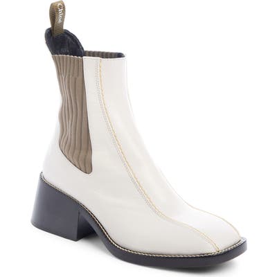 Chloe Bea Chelsea Boot, White