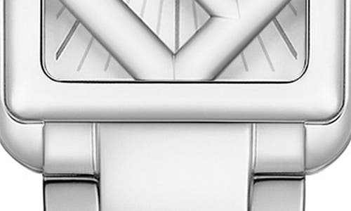Fendi Women's Run Away 22.5mm Stainless Steel Bracelet Watch In Silver
