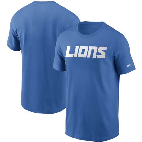 Detroit Lions New Era Women's Glitter Gel T-Shirt - Navy