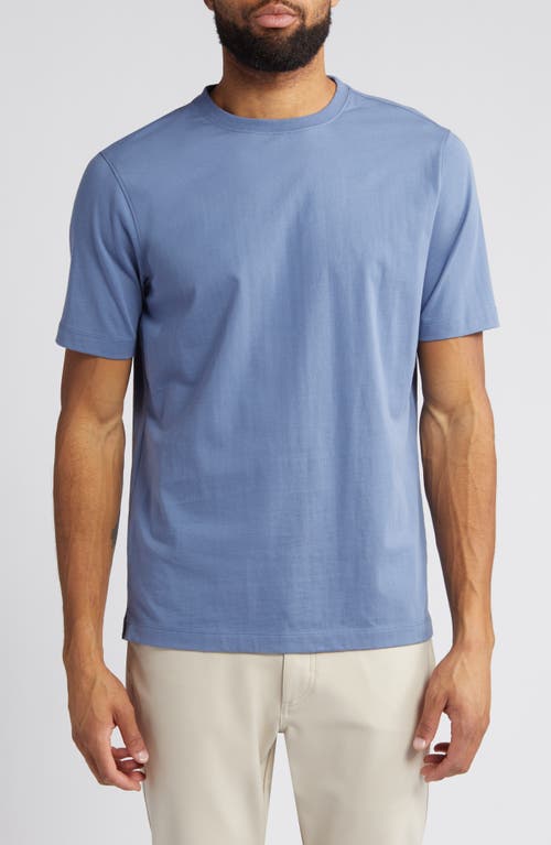 Solid Pima Cotton T-Shirt in Country Blue
