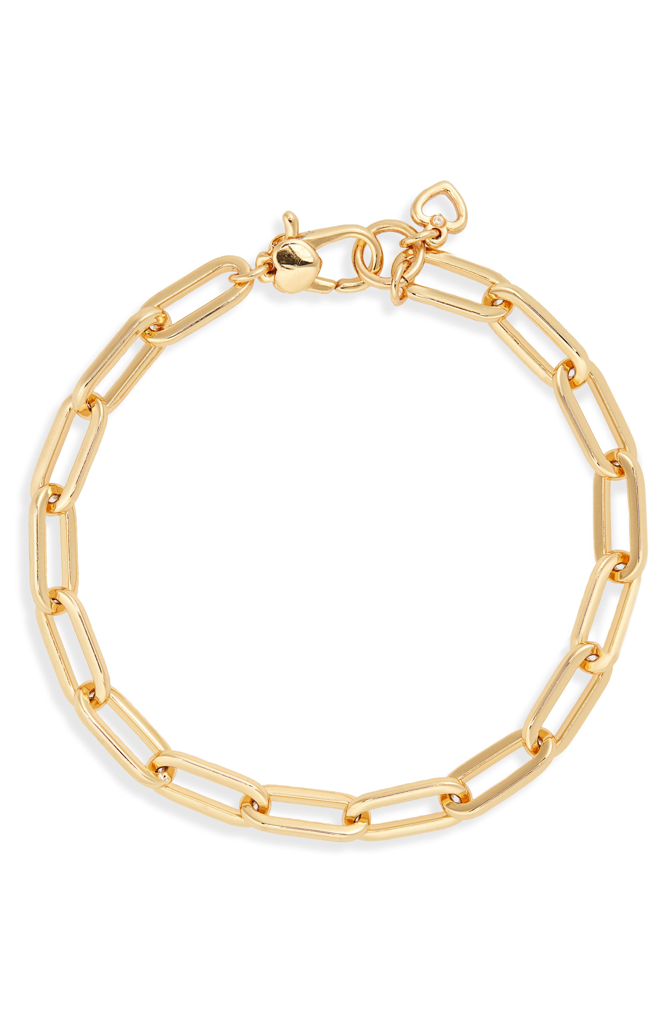 Kate Spade Forest Pop Link Bracelet In Gold