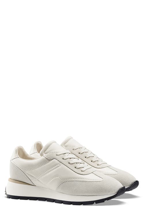 Koio Retro Runner Leather Sneaker in Cloud at Nordstrom, Size 8
