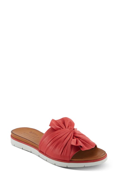 Spring Step Lavona Slide Sandal In Light Red