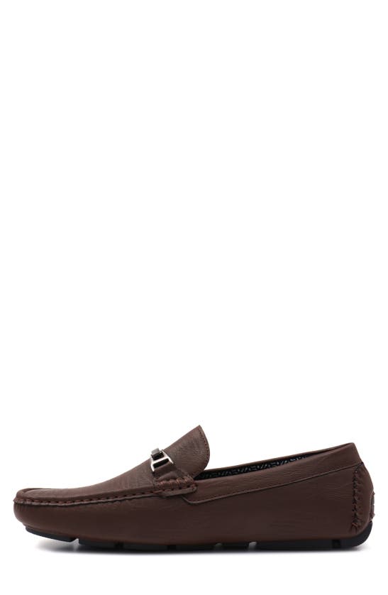 Aston Marc Charter Bit Loafer In Brown