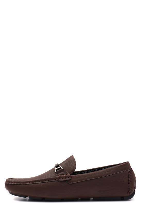 Shop Aston Marc Charter Bit Loafer In Brown