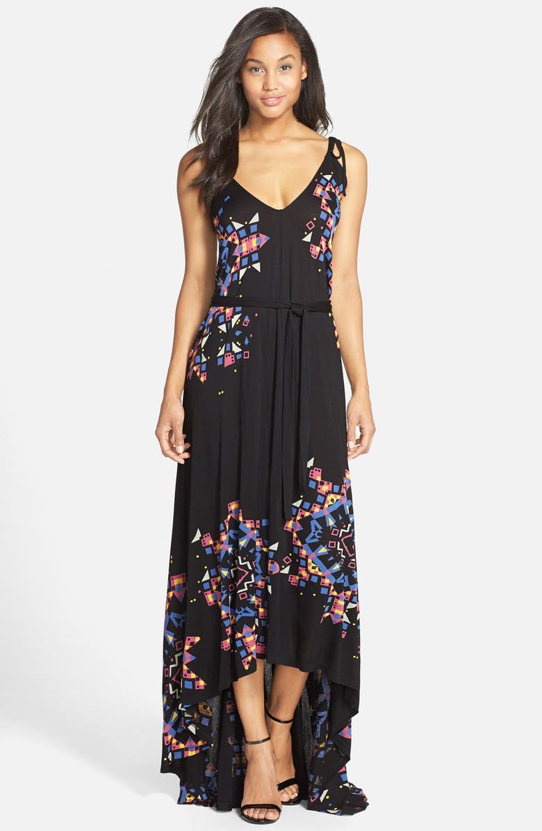French Connection 'Electric Rays' Print Knit Maxi Dress | Nordstrom
