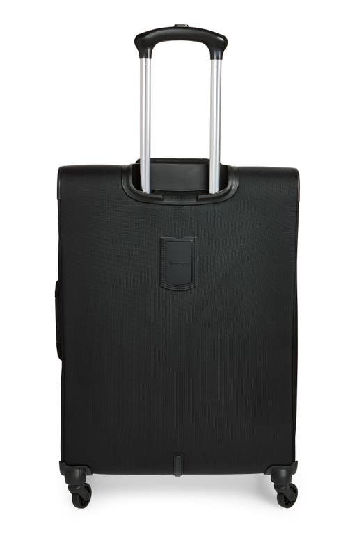 Shop Travelpro Pilot Air™ 2 25" Expandable Medium Checked Spinner Luggage In Black