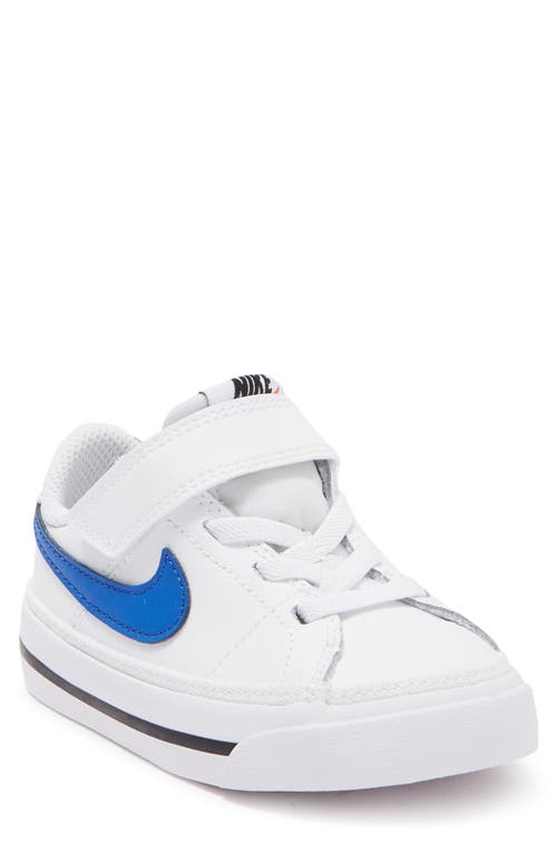 Nike Court Legacy Sneaker in White/Game Royal