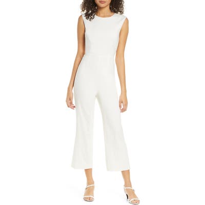 Ali & Jay The Riviera Tie Back Crop Jumpsuit, White