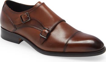 Monk strap cap sales toe