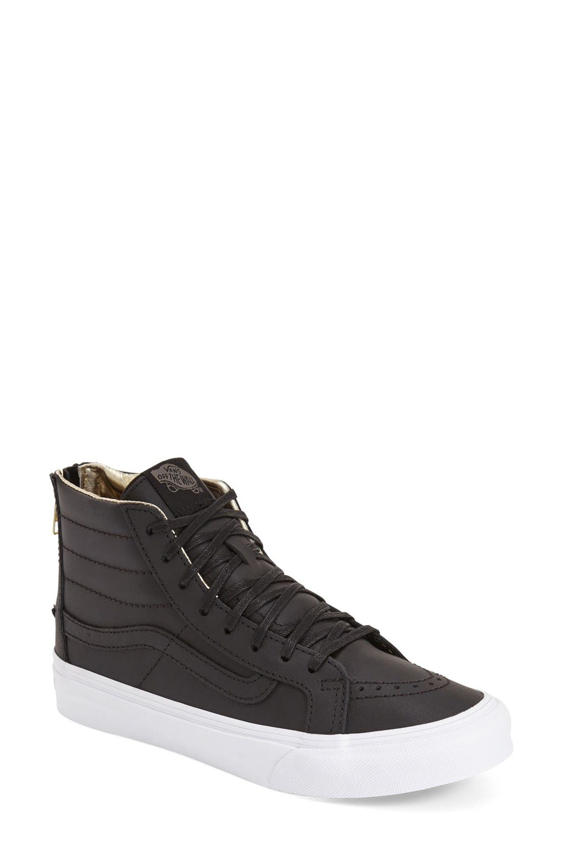 Vans 'Sk8Hi Slim' Zip Sneaker (Women) Nordstrom