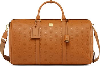 MCM Visetos Carry On Duffle - Brown Luggage and Travel, Handbags - W3049764
