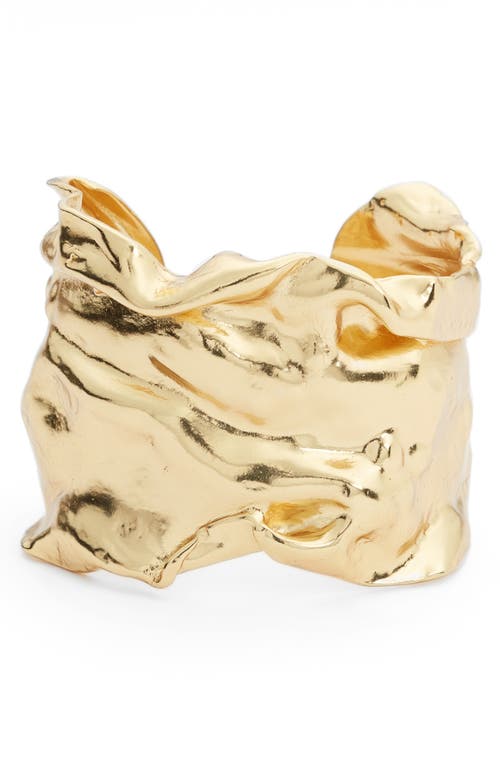 Sculptural Cuff in Gold