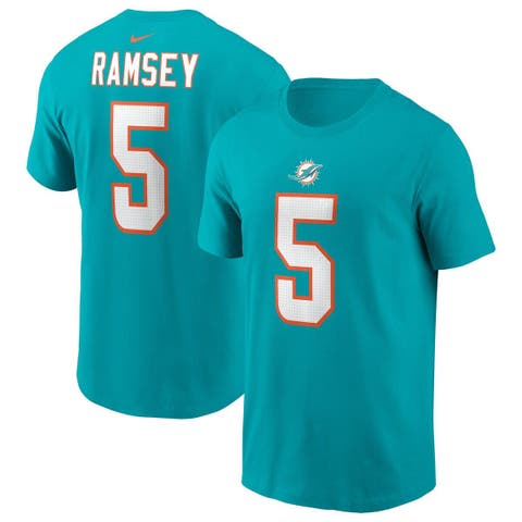 Men's Nike Jalen Ramsey Aqua Miami Dolphins Team Color Game Jersey Size: 3XL