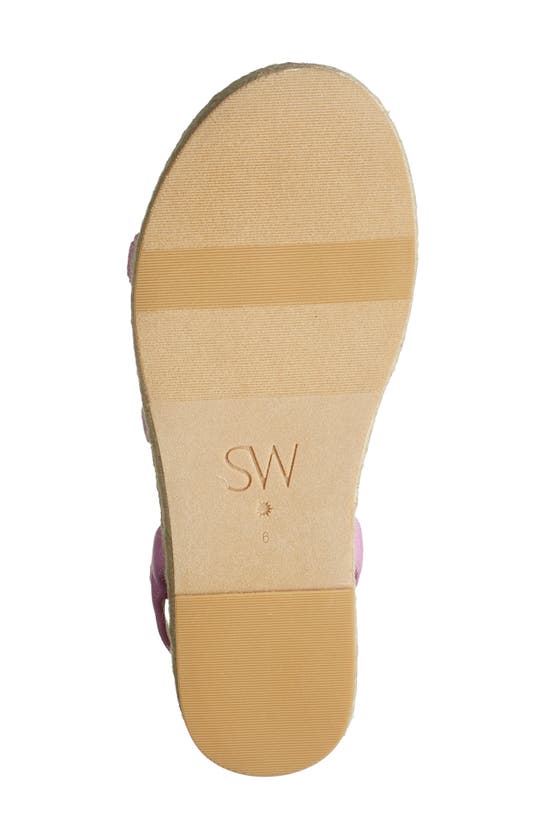 Stuart Weitzman Espadrille Flat Sandal In Lilac