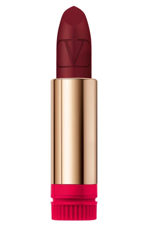 Shop Valentino Rosso  Refillable Lipstick Refill In 502r/matte