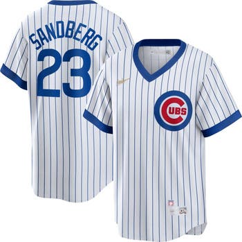 Nike Men's Nike Ryne Sandberg White Chicago Cubs Home Cooperstown  Collection Player Jersey