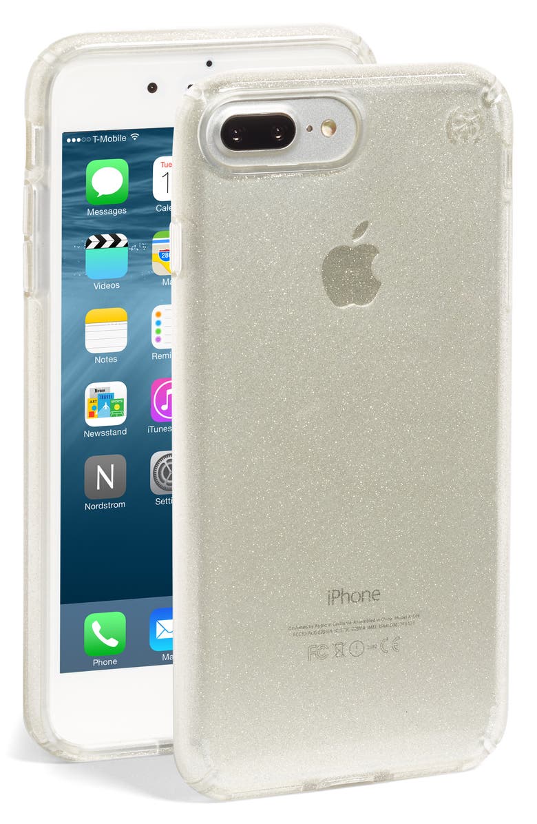 Speck CLEAR Glitter iPhone 6/6s/7 Plus Case Nordstrom
