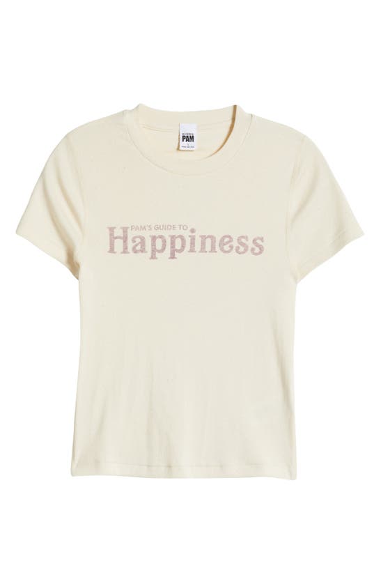 Shop Re/done Pam's Guide To Happiness '90s Graphic T-shirt In Naked