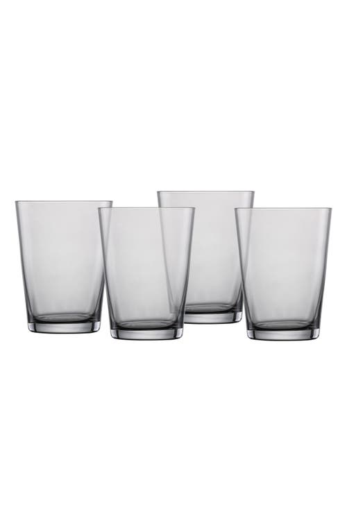 Fortessa Together 4-piece Zwiesel Water Glass Set In Graphite