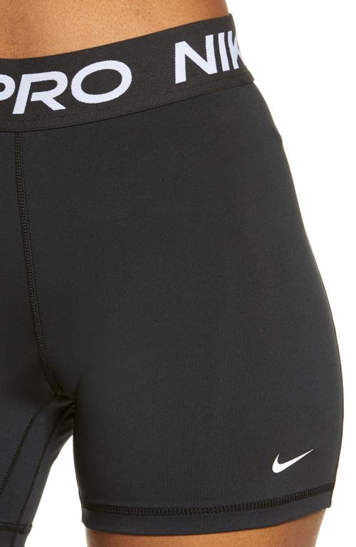 Nike Pro 365 Performance Shorts In Black/white