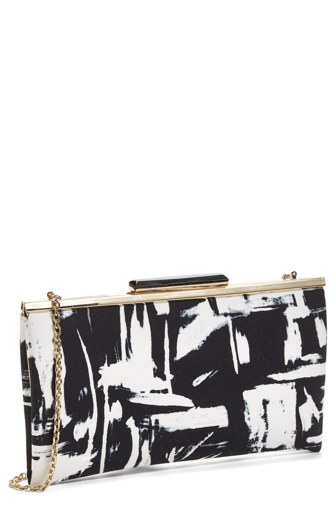 Glint 'Topper Brushstroke' Clutch Nordstrom