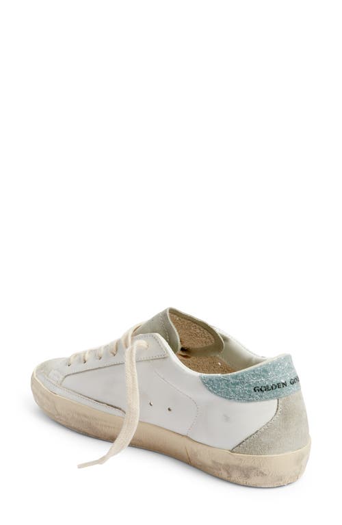 Golden Goose Super-star Low Top Sneaker In White/orchid